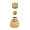 Thrifco Plumbing No. 66 1/4 Inch x 3/8 Inch Lead-Free Brass Compression FIP Adapter 9466006 - alternate 3